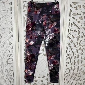 Balance Collection Dark Floral Print Leggings